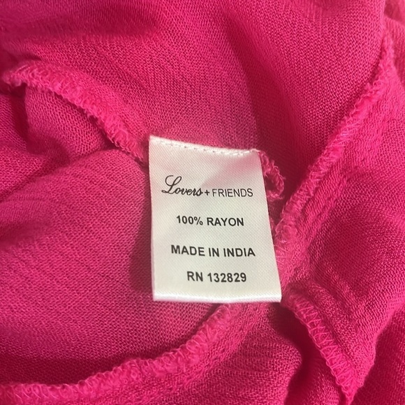 Lovers + Friends Hot Pink Crop Top‎ Size XXS - Picture 4 of 5